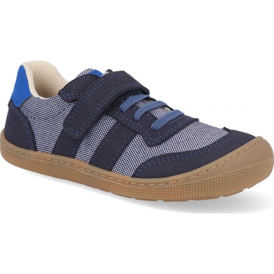 KOEL4kids Barefoot tenisky Dylan Textiel Blue modré