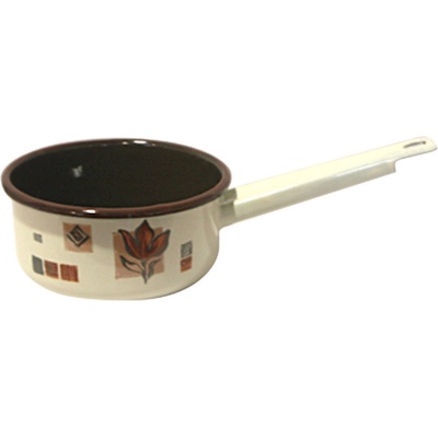 16 см емайлирана касерола с декор Рустика (415/16 (12-1722))