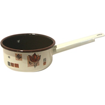 16 см емайлирана касерола с декор Рустика (415/16 (12-1722))