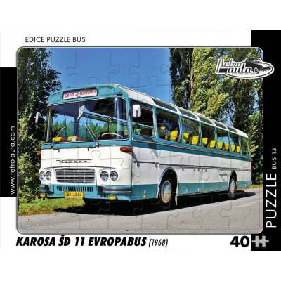 Retro-Auta BUS 13 KAROSA ŠD 11 EVROPABUS 1968 40 dílků