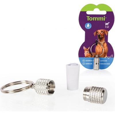 Tommi Adresář kovový stříbrný 2,5x1cm – Zboží Dáma