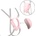 Luxus Wearable Harness Transparent-Pink