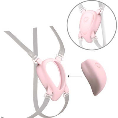Luxus Wearable Harness Transparent-Pink