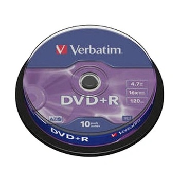Verbatim DVD+R Matt Silver 4, 7 GB 10 броя (43498) (43498)
