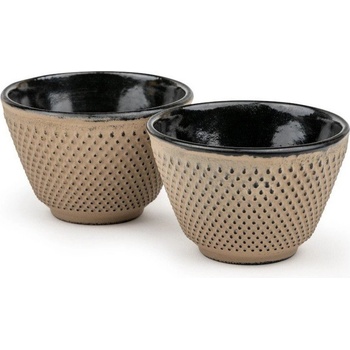 Bredemeijer Бежови чугунени чаши в комплект от 2 бр. 100 ml Xilin - Bredemeijer (BM153097)
