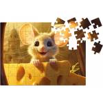 Milliwood Дървен пъзел Milliwood, Yuppie Cutie, 70 части - Мишле (S-Mouse-5016) - homeshop