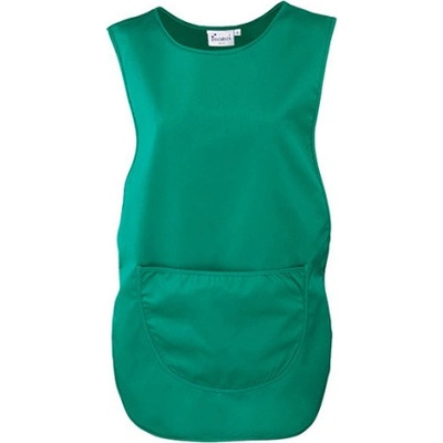 Premier Workwear Dámska tabardová zástera PR171 Emerald Pantone 341