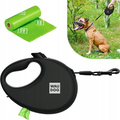 WAUDOG Vodítko automatické R LEASH se zásobníkem na sáčky
