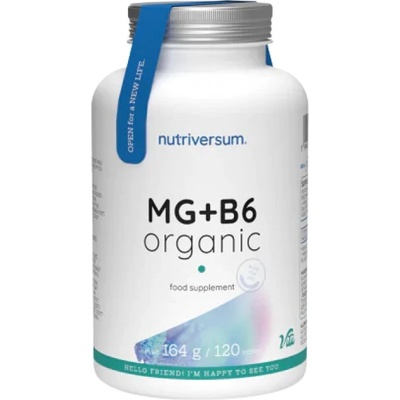 Nutriversum MG + B6 | Organic Magnesium + Vitamin B6 [120 Таблетки]