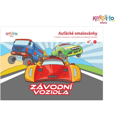 Závodní auta Auťácké omalovánky