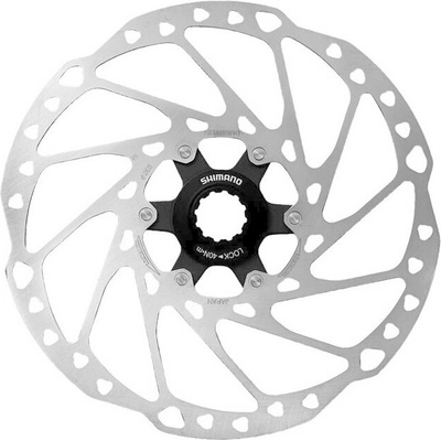 Shimano DEORE SMRT64 203mm Center Lock +stříbrný