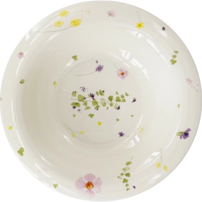 Hluboký porcelánový talíř Bella Symfonie 23 cm – luční kvítí, by inspire