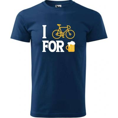 Dobrý Triko pánské tričko For beer Půlnoční modrá