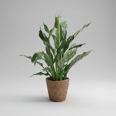 PlanBros flower Spathiphyllum Diamond Variegata (Panašovaný lopatkovec)