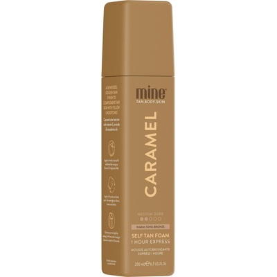 MineTan CARAMEL Samoopalovací pěna na tělo Medium Dark 200 ml