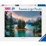 Ravensburger Пъзел Ravensburger от 1000 части - Езерото Малин, Канада (12000754)