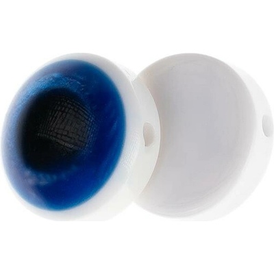 Gombíky Žirovnice Gombík 1,5 cm očko modrý 349892C – súprava 6 ks