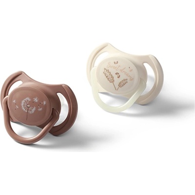 BabyOno Take Care Symmetrical Silicone Soothers биберон Day & Night 18m+ 2 бр