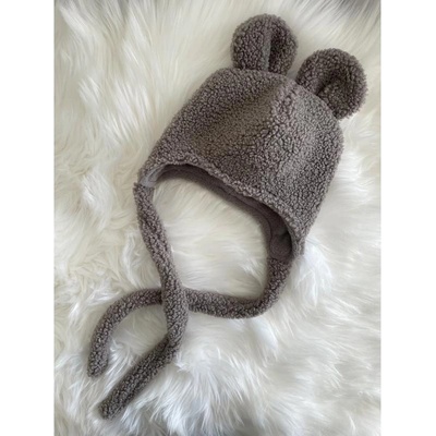 T TOMI TEDDY Cap Grey čiapka