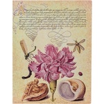 Paperblanks Pink Carnation Mira Botanica Softcover Flexis Ultra Lined Elastic Band 176 Pg 100 GSM
