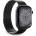 Puro Puro Milanese каишка за Apple Watch 42/44/45/49mm, черен