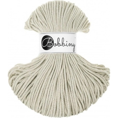 Bobbiny bavlněná šňůra JUNIOR 3mm Pale olive