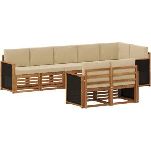 vidaXL Комплект дивани за открито 7 бр (3384494)