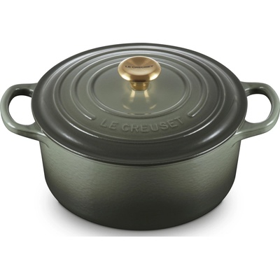 Le Creuset 21177221734441 Kastrol Signature, 22 cm, tymiánový