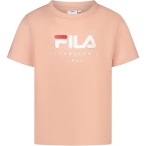 Fila Тениска с къс ръкав за момичета fila, Размер 3a, Цвят Роза (fak0432_rs40133)