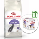 Royal Canin Sterilised гранули за възрастни кастрирани котки 10 кг + 12 пауча безплатно