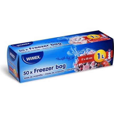 Sáčky do mrazničky 17x25cm, 1L `S` [50 ks] – Zboží Mobilmania