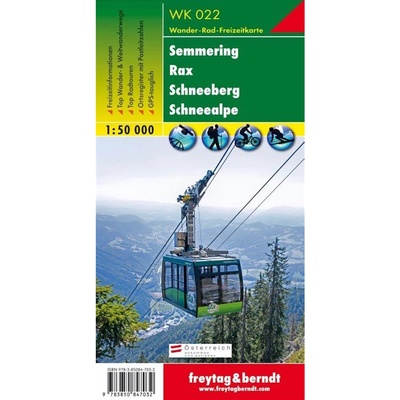 Semmering Rax Schneeberg Schneealpe 1:50 000