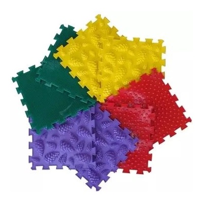 Ortho Puzzle Орто пъзел: комплект ортопедични масажни постелки, 8 части - Forest