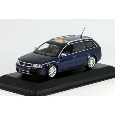 Minichamps Audi RS6 Avant 2002 modrá MAXICHAMPS 1:43