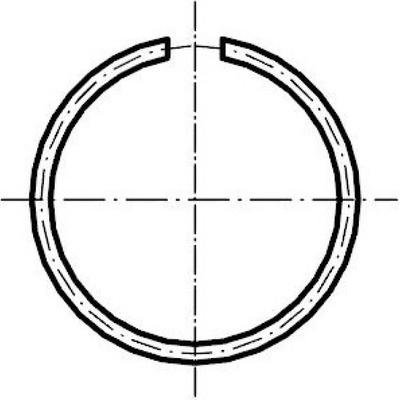 TS Kroužek pojistný drátěný na hřídel 28 mm - DIN7993A – Zboží Mobilmania