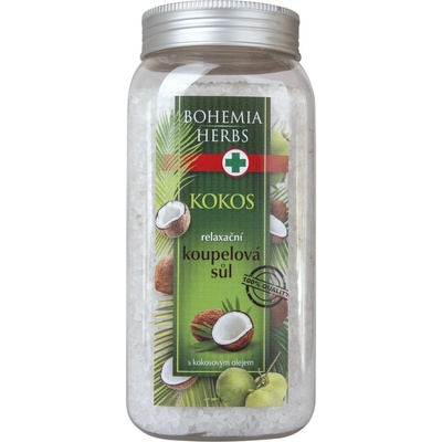 Bohemia Herbs Kokosový olej koupelová sůl 900 g