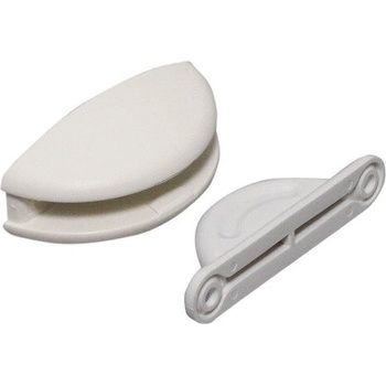 Image 1 of Reimo Стопер за врата бял пластмасов 2 части (532503)