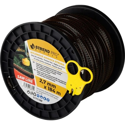 Silon na kosenie Strend Pro Premium SawLine 2,7 mm, L-184 m, zúbkovaný