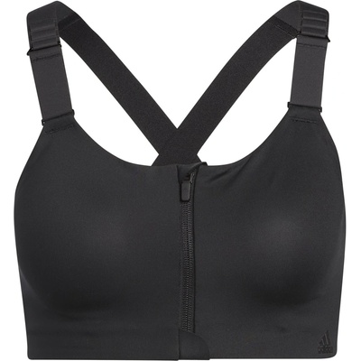 adidas Tlrd Impact Luxe Training High Support Zip Bra - Black/White