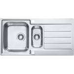 Alveus Line Maxim - Мивка 98x50 см, с регулиране на оттока, от неръждаема стомана 1085943 (1085943) Мивка за вграждане