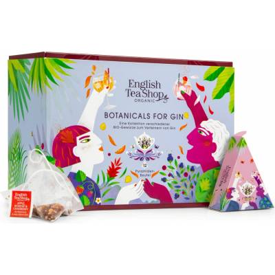 English Tea Shop Organic Gift Set Botanicals for Gin 12 ks