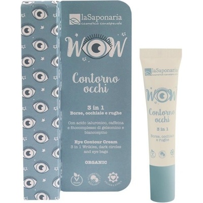 laSaponaria Konturovací oční krém 3 v 1 BIO 15 ml