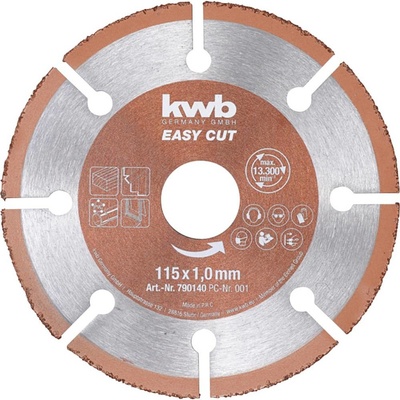 kwb 790640 rezný kotúč rovný 150 mm 1 ks dřevo, plast, měď