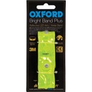 Oxford reflexní pásek se 4-mi LED diodami Bright Band Plus žlutá fluo
