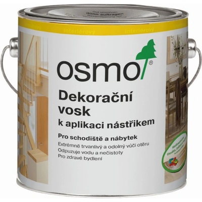 Osmo 3009 Dekoračný protišmykový vosk na aplikáciu striekaním 2,5 l Bezfarebný polomatný