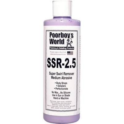 Poorboy's World SSR 2.5 Super Swirl Remover Medium Abrasive 473 ml