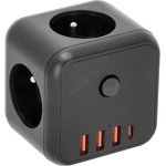 Kobi 3 Plug + 4 USB Switch (KB0441)