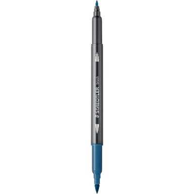STAEDTLER Акв. флумастри Staedtler 3001, двув, сивосин 63 (31648-А-СИВОСИН)