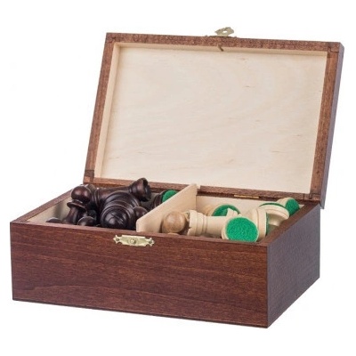 Čistédřevo dřevěné figurky v krabičce šachové