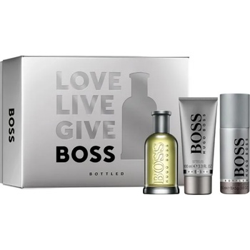 Image 1 of HUGO BOSS No. 6 Bottled Подаръчен комплект, Тоалетна вода 100ml + Део спрей 150ml + Душ гел 100ml, мъже